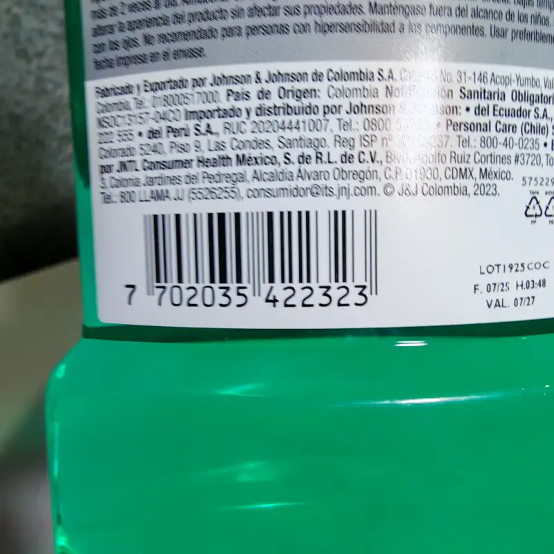 Enjuague bucal Listerine Pro-Encías menta - 500ml
