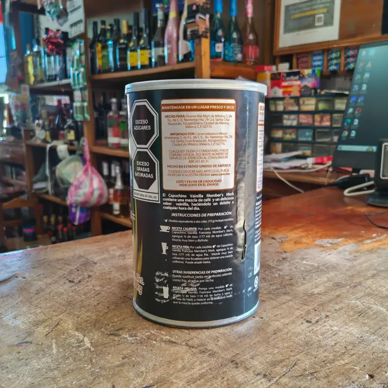 Café Capuccino Vainilla - Member's Mark - 1.8 kg