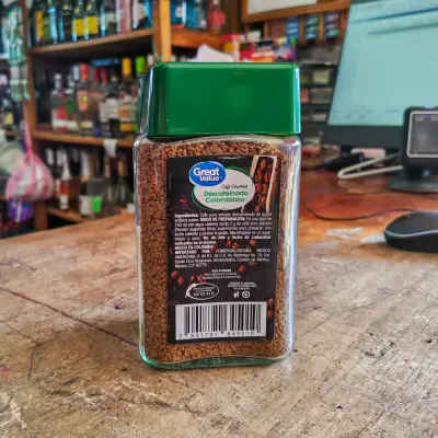 Café Great Value descafeinado colombiano 175 g