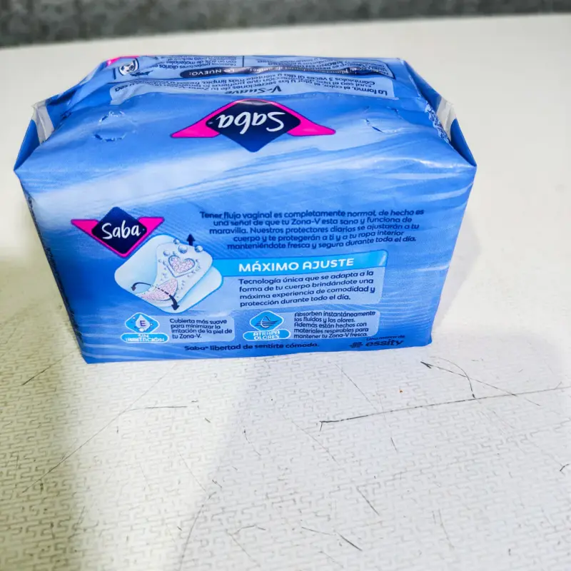 Protectores diarios Saba delicate largo - 16pzas