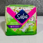 Toallas Femeninas Saba Confort Manzanilla con Alas - 8pzas