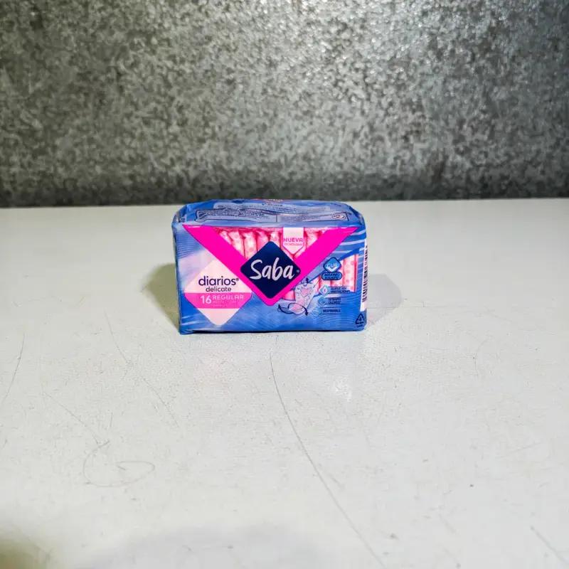 Protectores diarios Saba delicate regular - 16pzas