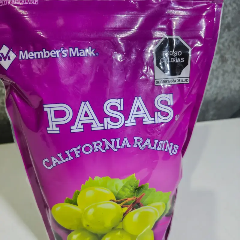 Pasas Member's Mark California Raisins 1.36 kg