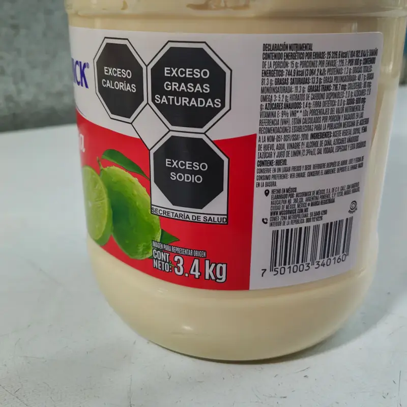 Mayonesa con Limón - McCormick 3.4 kg