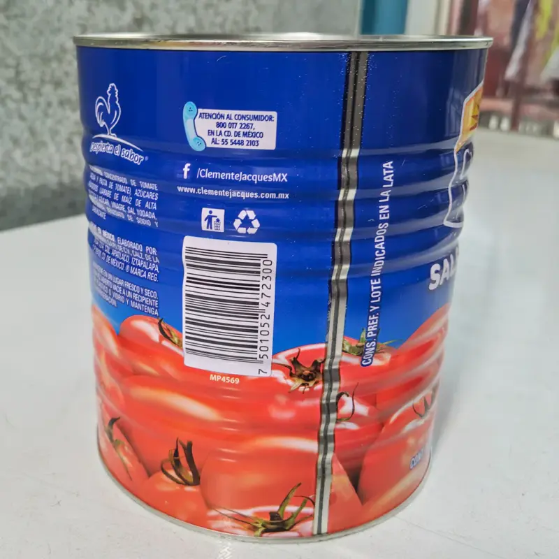 Salsa cátsup - Clemente Jacques Lata de 3 Kg