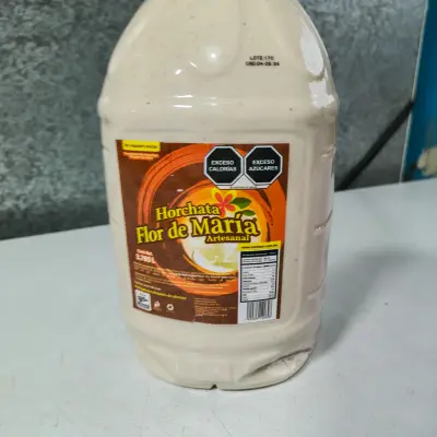 Horchata Flor De María Tradicional - Concentrado de Arroz - 3.785 Litros