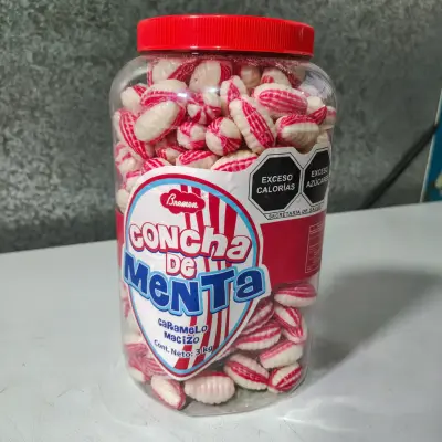 Caramelo Macizo de Menta - Bote de 3Kg