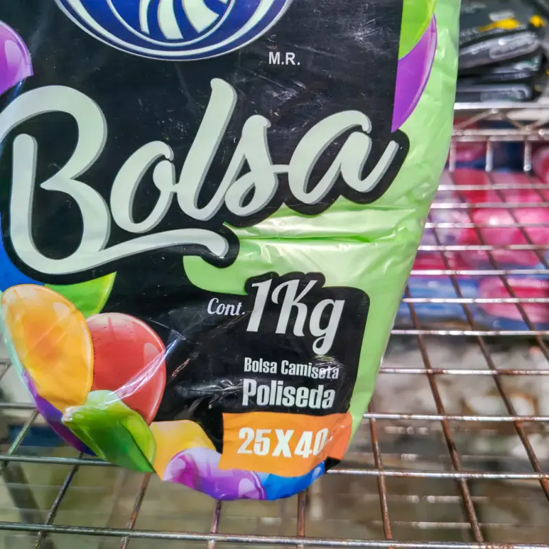 Bolsa camiseta poliseda Reyma - 25x40 - 1kg