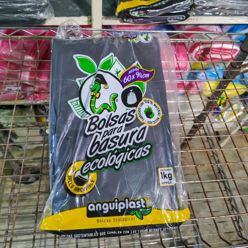 Bolsas Negras Para Basura Anguiplast - 60x90cm - 1kg