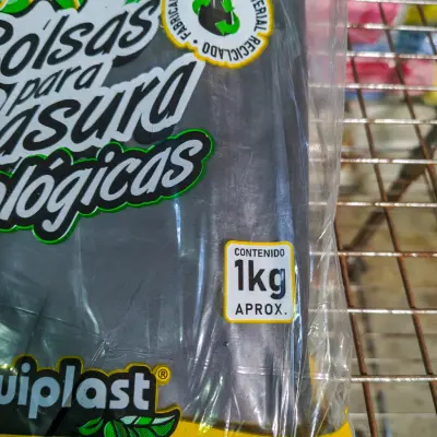 Bolsas Negras Para Basura Anguiplast - 60x90cm - 1kg