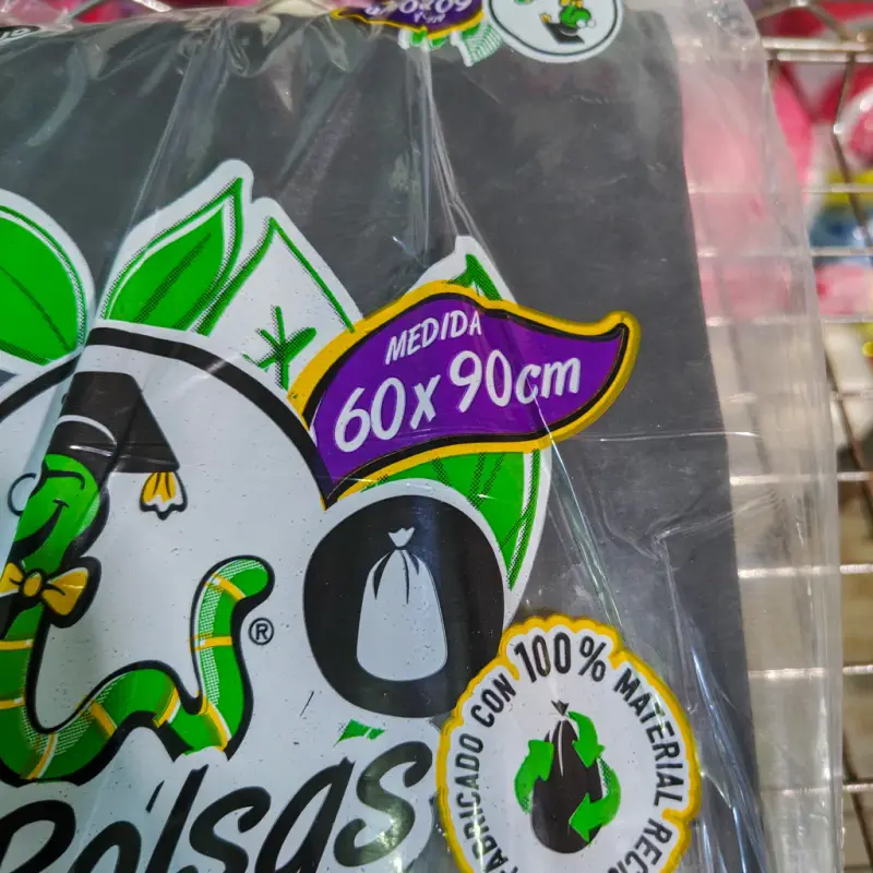 Bolsas Negras Para Basura Anguiplast - 60x90cm - 1kg