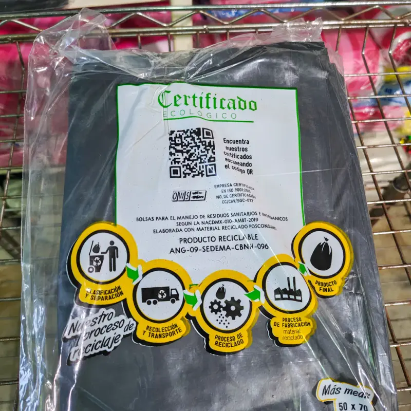 Bolsas Negras Para Basura Anguiplast - 60x90cm - 1kg