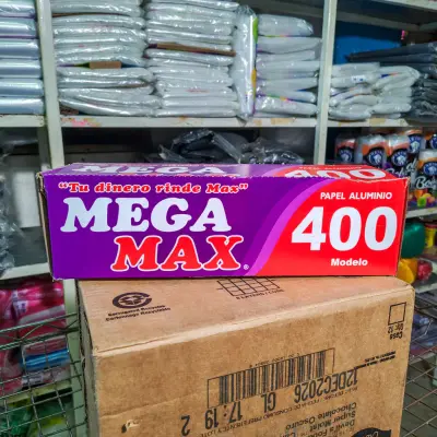 Aluminio Mega Max Extra Fuerte 400 - 1 rollo