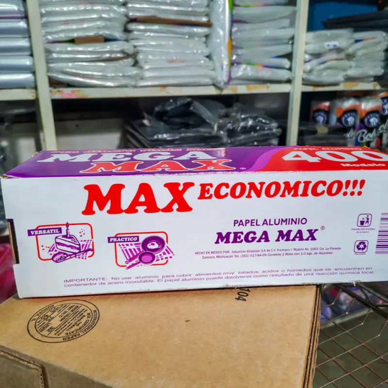 Aluminio Mega Max Extra Fuerte 400 - 1 rollo