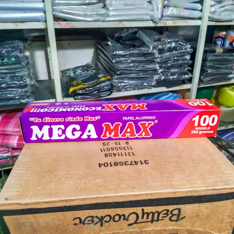 Aluminio Mega Max Extra Fuerte 100 - 1 rollo - 260gr