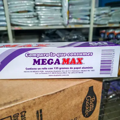 Aluminio Mega Max Extra Fuerte 50 - 1 rollo - 135gr