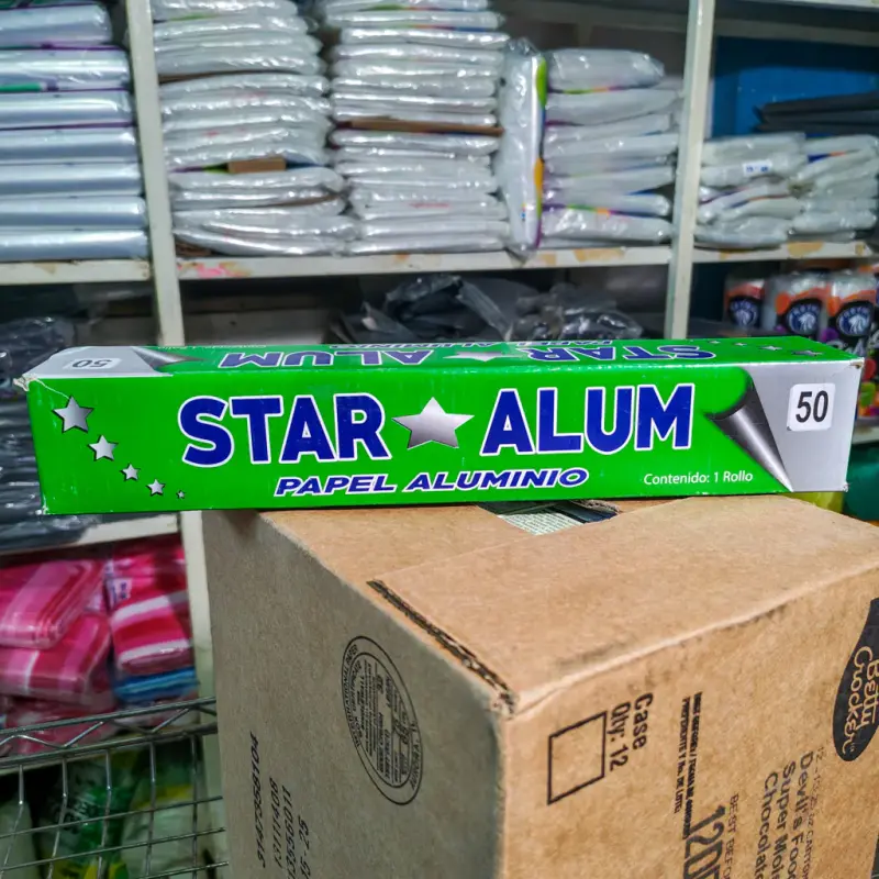 Papel Aluminio - Star Alum 50 - 1 rollo 160g
