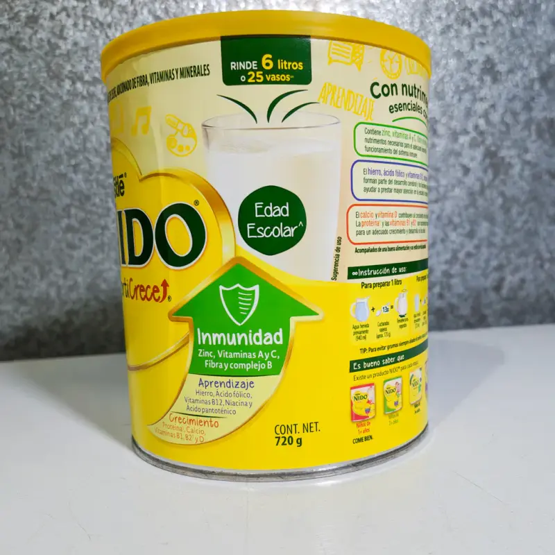 Nido Leche En Polvo Entera FortiCrece 700gr