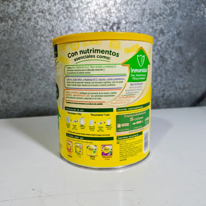 Nido Leche En Polvo Entera FortiCrece 700gr