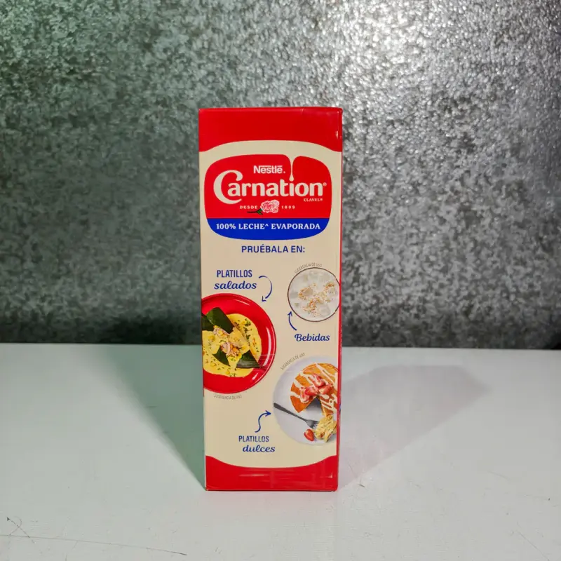 Leche Evaporada Carnation Clavel Original Brick 1k
