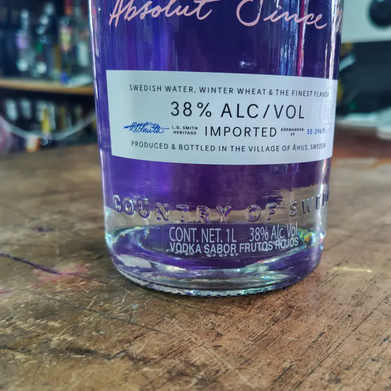 Vodka Absolut - Wild Berri - 1 Lt