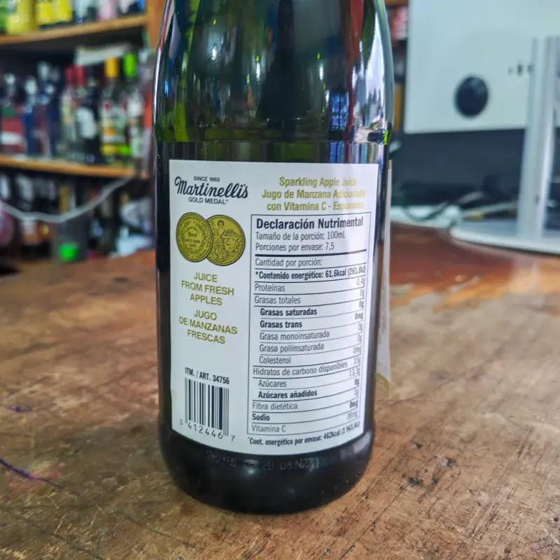 Martinellis Jugo Espumoso de Manzana - sin alcohol - 750 ml