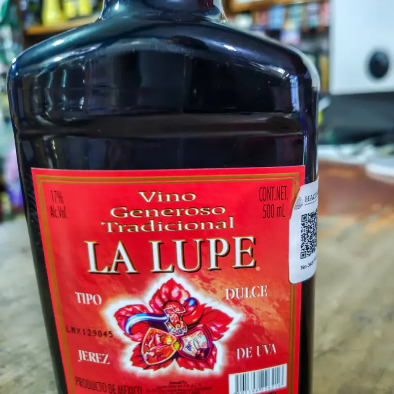 Vino Generoso Tradicional La Lupe Tipo Jerez-  500ml