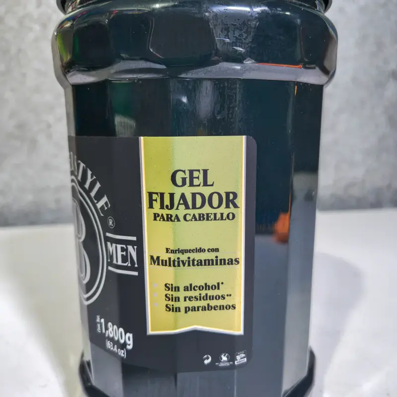 Gel Fijador para Cabello Barber Style - 1.800Kg