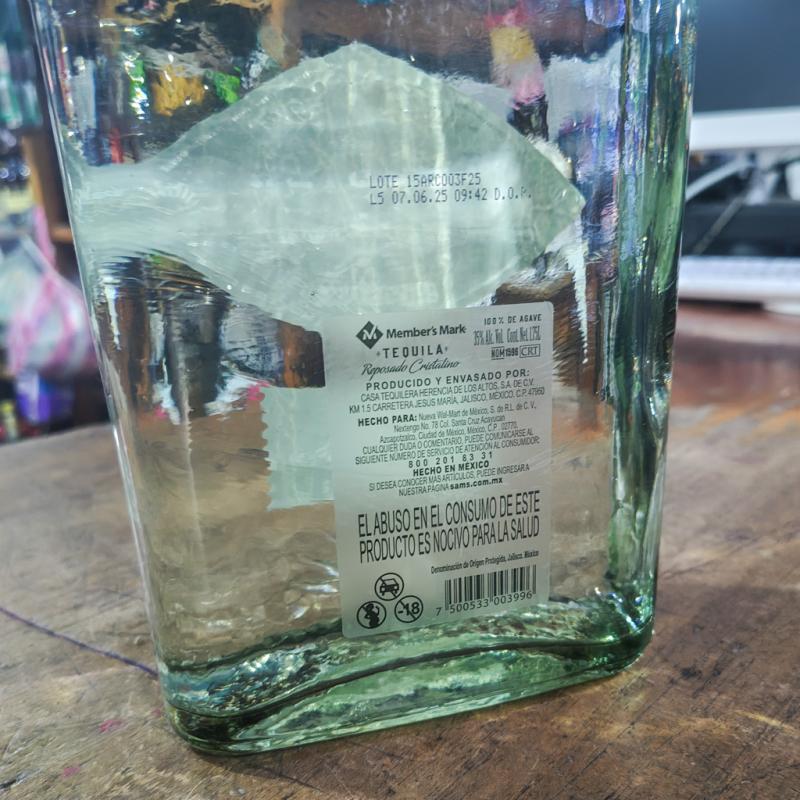 Tequila Member's Mark Reposado Cristalino 1.75 L