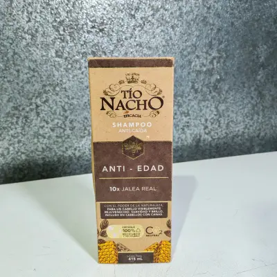 Shampoo Tío Nacho anti-edad 10x jalea real - 415 ml